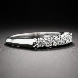 Mid-Century Diamond Wedding Band