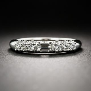 Mid-Century Diamond Wedding Band