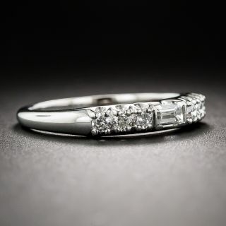 Mid-Century Diamond Wedding Band