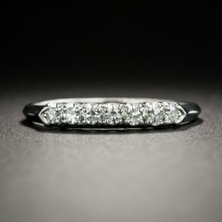 Mid-Century Diamond Wedding Band by Granat Brothers - 3