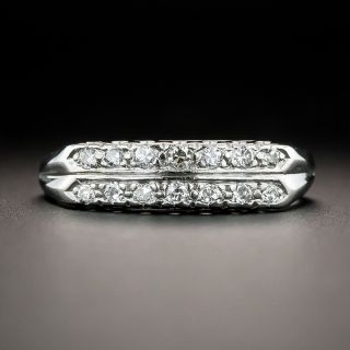 Mid-Century Double-Row Diamond Band  - 1