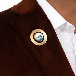 Mid-Century Essex Crystal Marlin Brooch