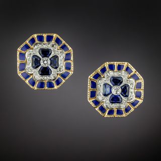 Mid-Century Four-Leaf Clover Earrings  - 3