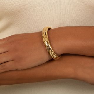 Mid-Century Gas Pipe Bracelet By Forstner