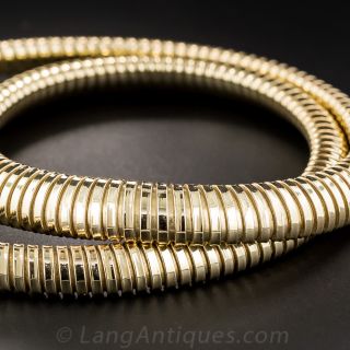 Mid-Century Gaspipe Necklace