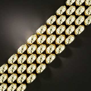 Mid Century Gold Link Bracelet