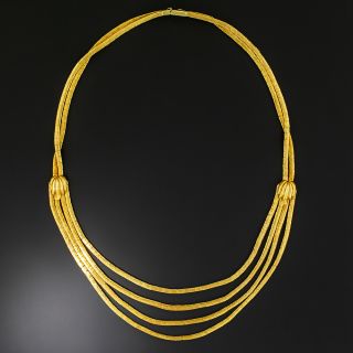 Mid-Century Italian Spaghetti Necklace - 3