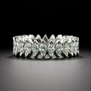 Mid-Century Marquise Diamond Eternity Band, Size 5 1/4 - 4