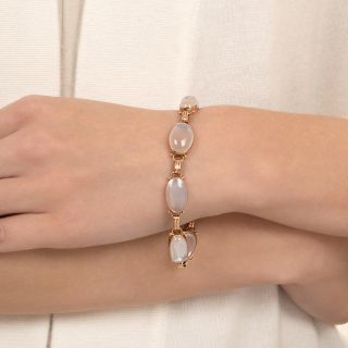 Mid-Century Moonstone Bracelet by Binder Brothers