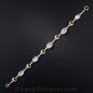 Mid-Century Moonstone Bracelet