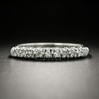Mid-Century Nine-Stone Diamond Wedding Band - 3