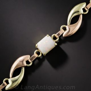 Mid-Century Opal Bracelet