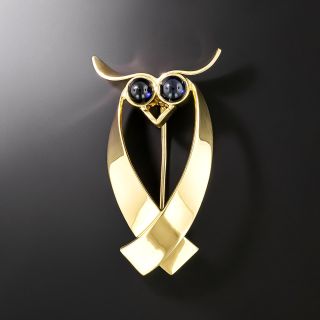 Mid-Century Owl Brooch  - 2