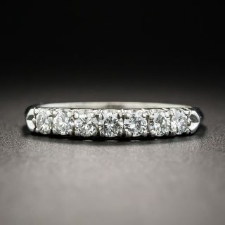 Mid-Century Platinum Diamond Band
