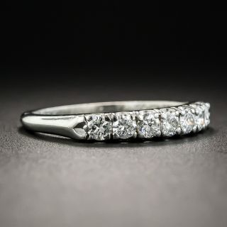 Mid-Century Platinum Diamond Band