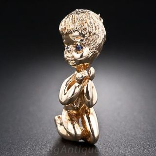 Mid-Century Ruser Child Pin