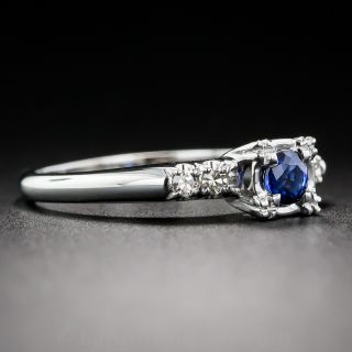 Mid-Century Sapphire Engagement Ring