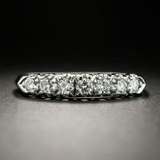 Mid-Century Seven-Stone Diamond Band - 2