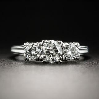 Vintage Three-Stone Diamond Ring By Jabel - 2