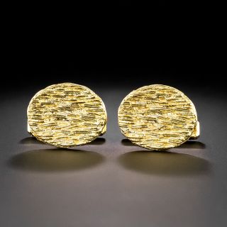 Mid-Century Tiffany & Co. Textured Cufflinks, French - 2