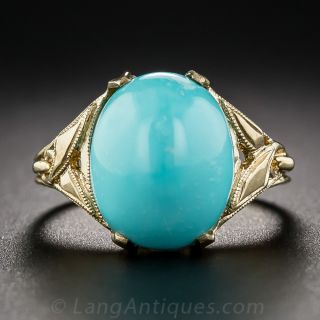 Mid-Century Turquoise Ring