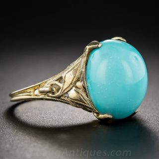 Mid-Century Turquoise Ring