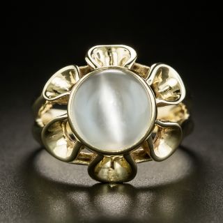 Mid-Century Vintage Cat's-Eye Moonstone Ring  - 3
