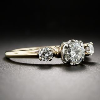 Mid-Century Vintage Diamond Engagement Ring