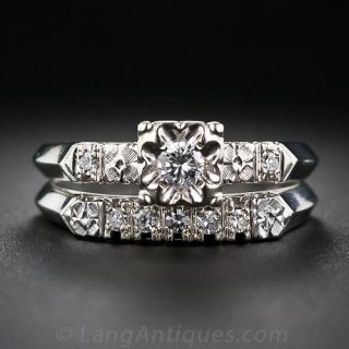 Mid-Century Vintage Wedding Set