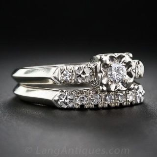 Mid-Century Vintage Wedding Set