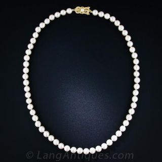Mikimoto Cultured Pearl Necklace