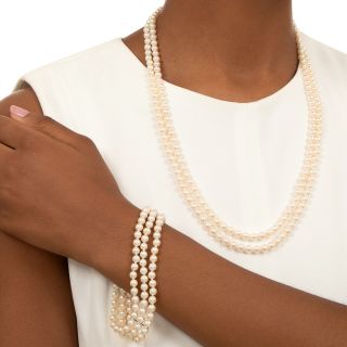 Mikimoto Double-Strand Pearl Necklace