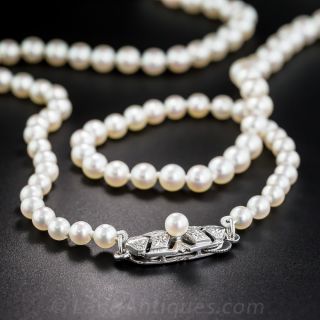 Mikimoto Graduated Pearls
