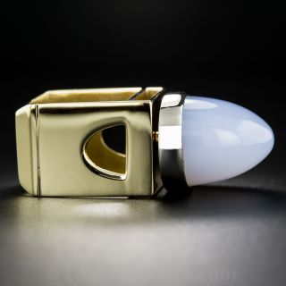 Modern Chalcedony Ring