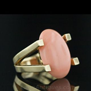 Modern Coral Ring