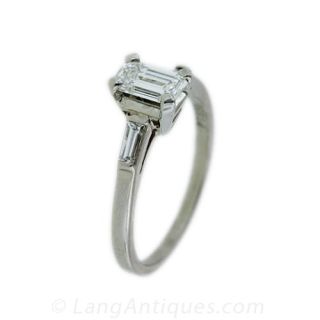 Modern Diamond Engagement Ring