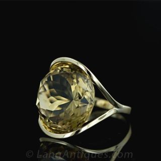 Moderne Citrine Ring