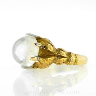 Moonstone in Claw Mounting
