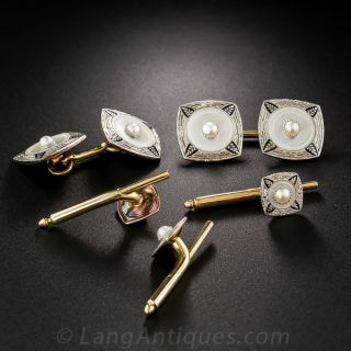Mother-of-Pearl 5-Piece Art Deco Dress Set
