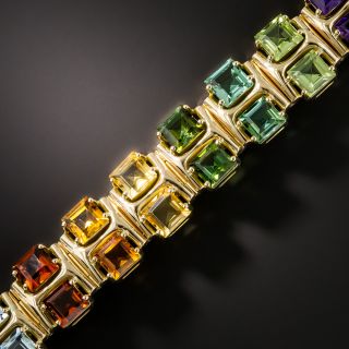 Multi-Color Gemstone Bracelet
