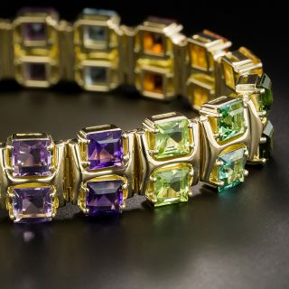 Multi-Color Gemstone Bracelet - 3