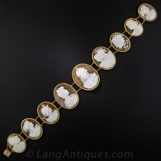Mythological Cameo Choker Necklace