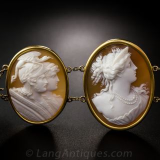 Mythological Cameo Choker Necklace