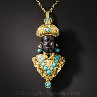 Nardi Blackamoor Brooch / Pendant