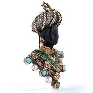 Nardi Blackamoor Brooch