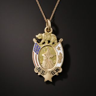 Native Sons of the Golden West Charm - 2