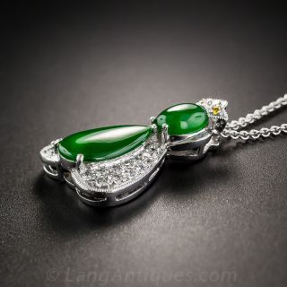 Natural Burma Jadeite Pendant
