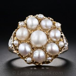 Antique Pearl Ring 