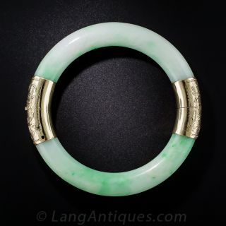 Natural Jadeite Bangle Bracelet