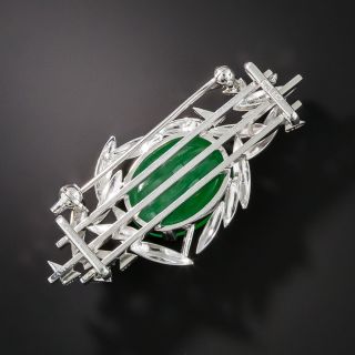 Natural Jadeite Brooch